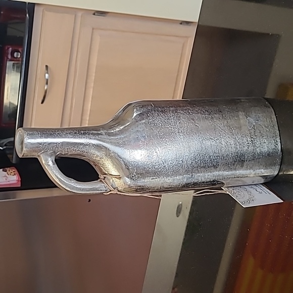 Decorative Metal Vase - Picture 3 of 11